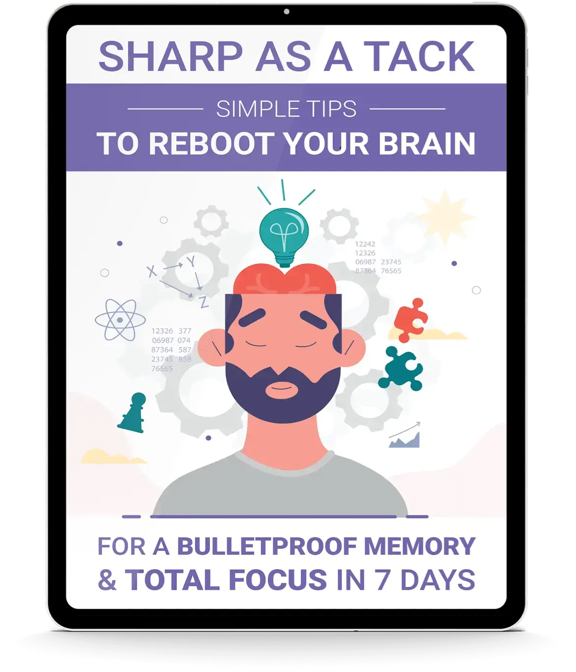 Sharp as a Tack memory and brain focus free bonus ebook from NiteHush Pro